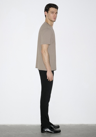  Mavi Hafif ve Esnek Kahverengi Travel Tişört Regular Fit / Normal Kesim 0613224-70352