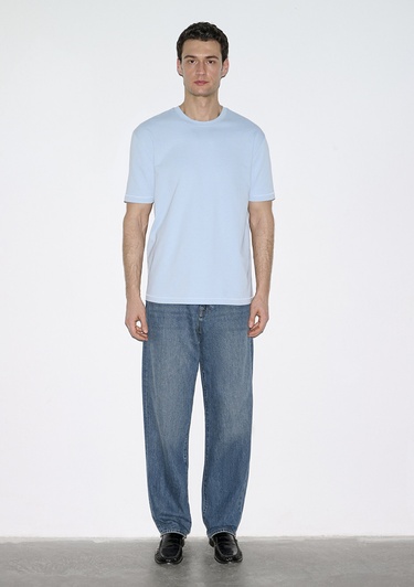  Mavi Mavi Basic Tişört Loose Fit / Bol Rahat Kesim 0612269-70813