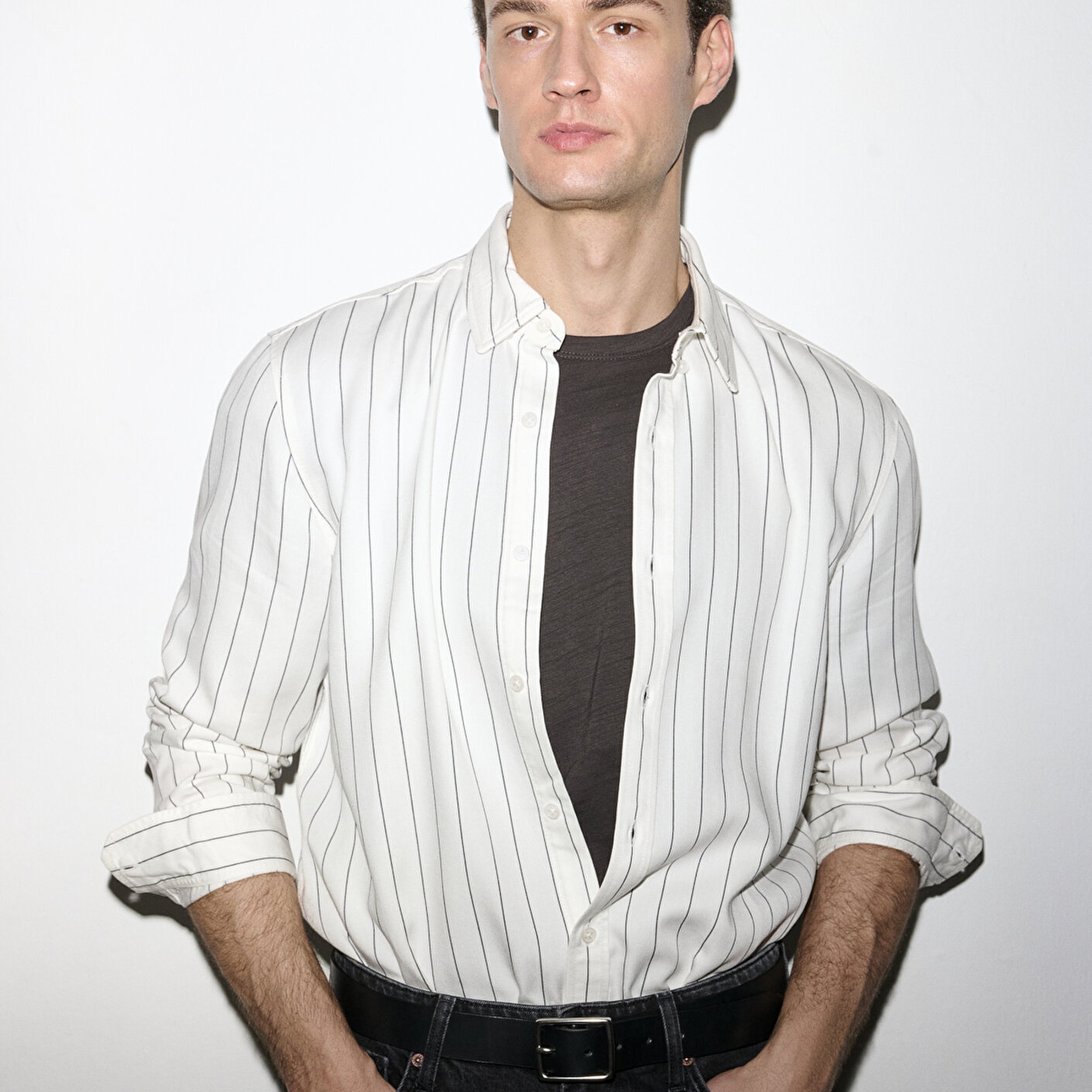 Mavi Çizgili Gömlek Regular Fit / Normal Kesim 0211891-91494