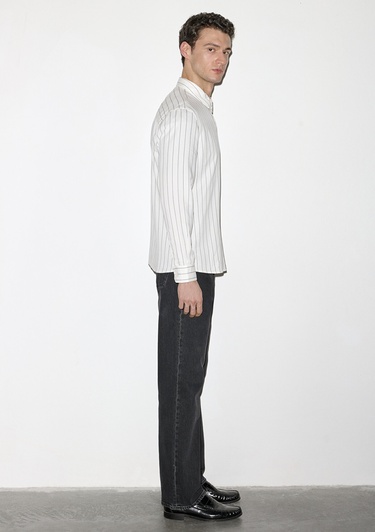  Mavi Çizgili Gömlek Regular Fit / Normal Kesim 0211891-91494