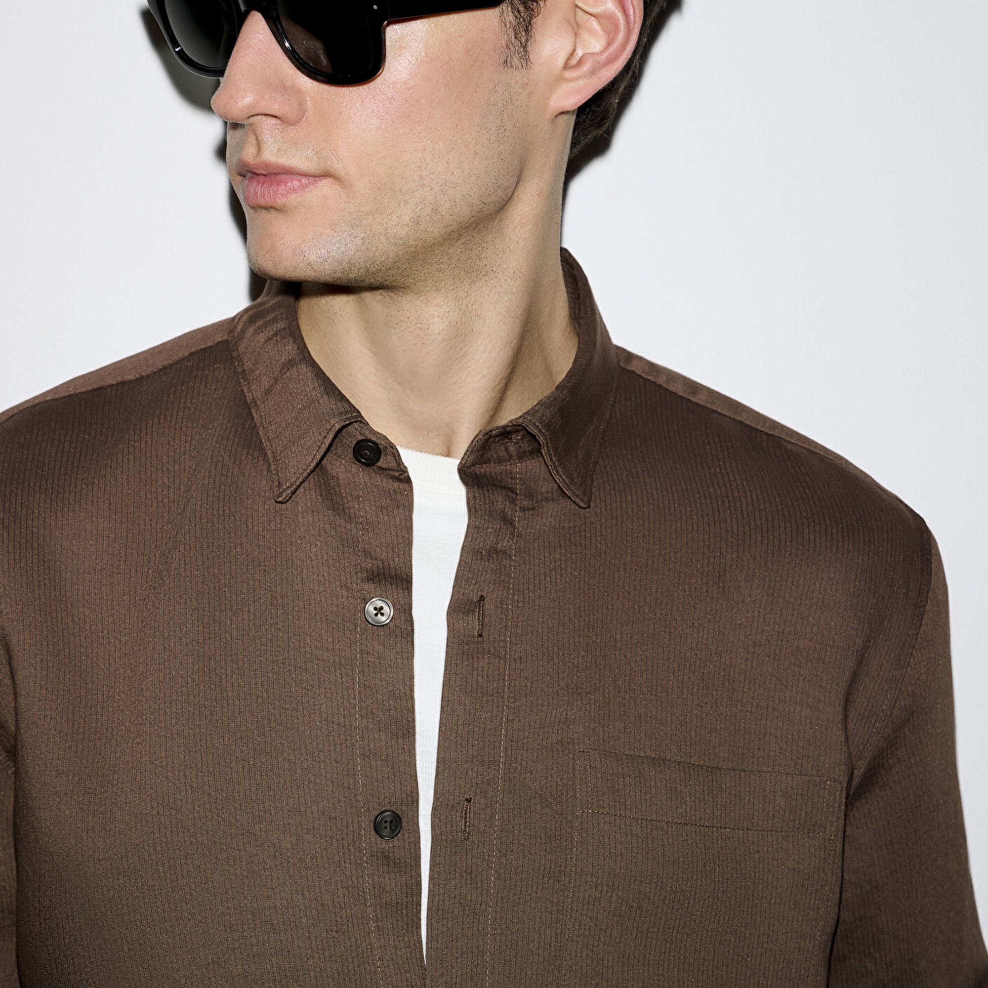 Mavi Çizgili Gömlek Regular Fit / Normal Kesim 0211877-91414