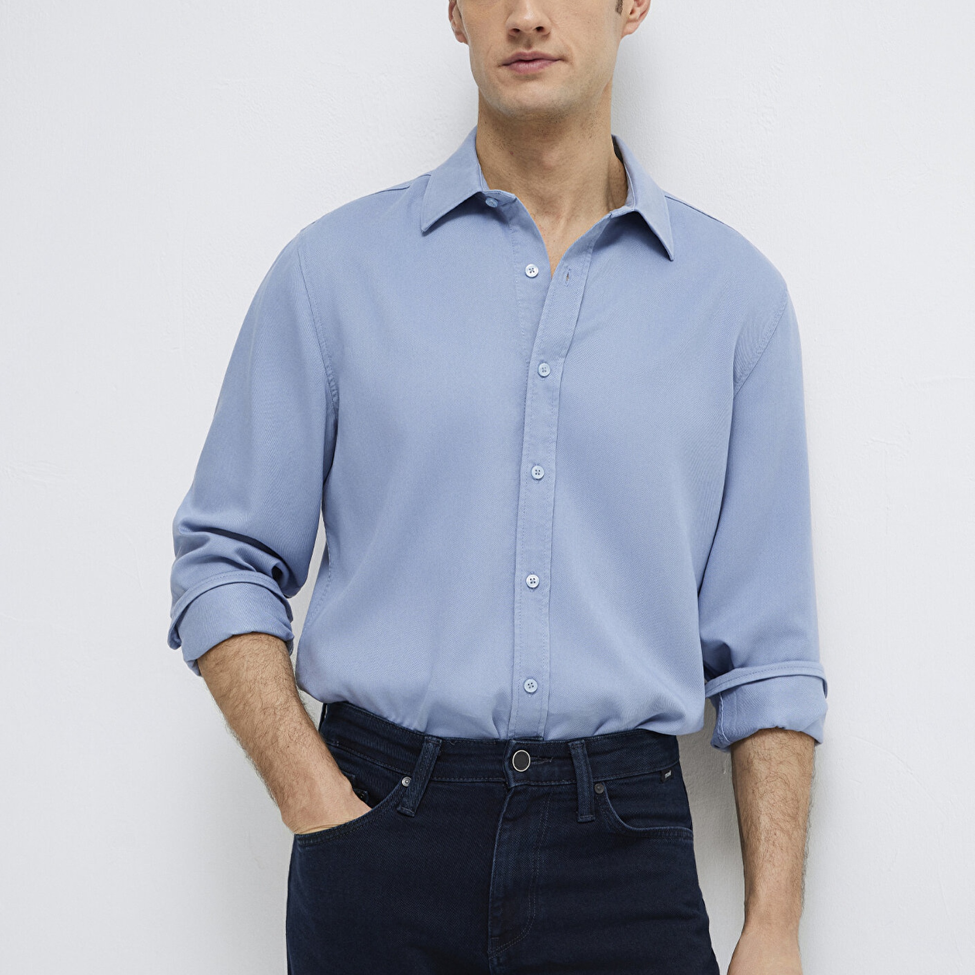 Mavi Mavi (TENCEL™) Gömlek Regular Fit / Normal Kesim 0210818-70813