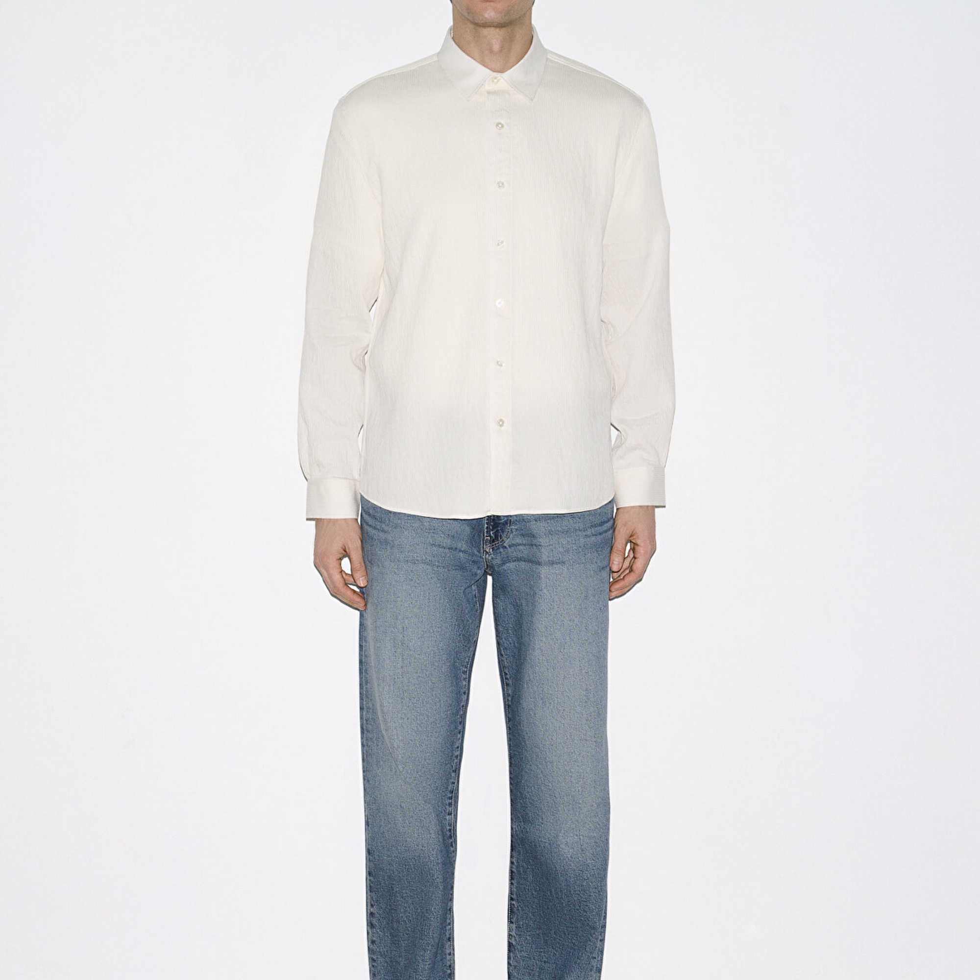 Mavi Ekru Gömlek Regular Fit / Normal Kesim 0211829-70057