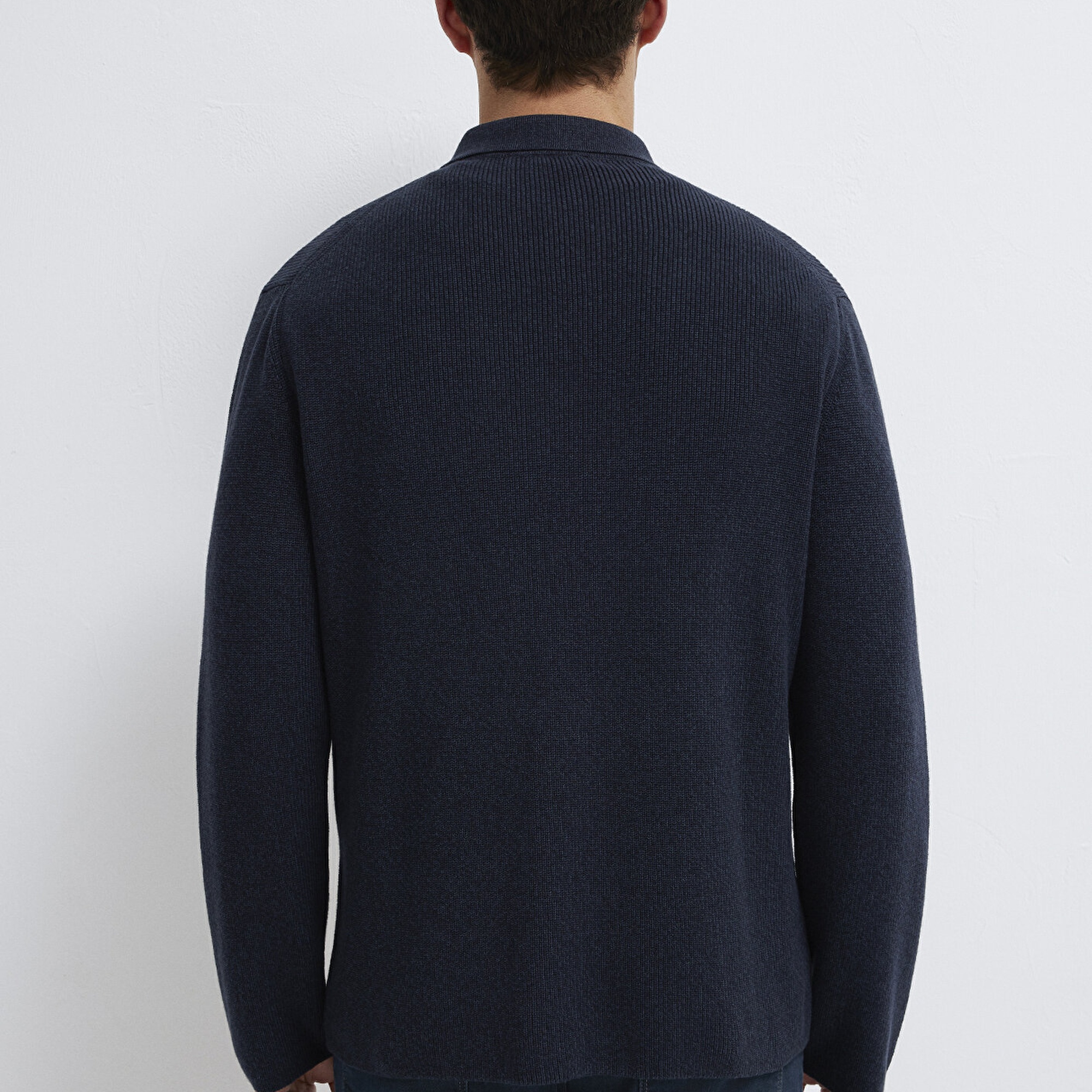 Mavi Yarı Fermuarlı Lacivert Kazak Regular Fit / Normal Kesim 0710395-83699