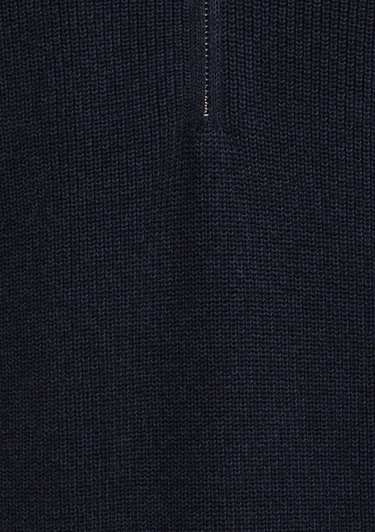  Mavi Yarı Fermuarlı Lacivert Kazak Regular Fit / Normal Kesim 0710395-83699