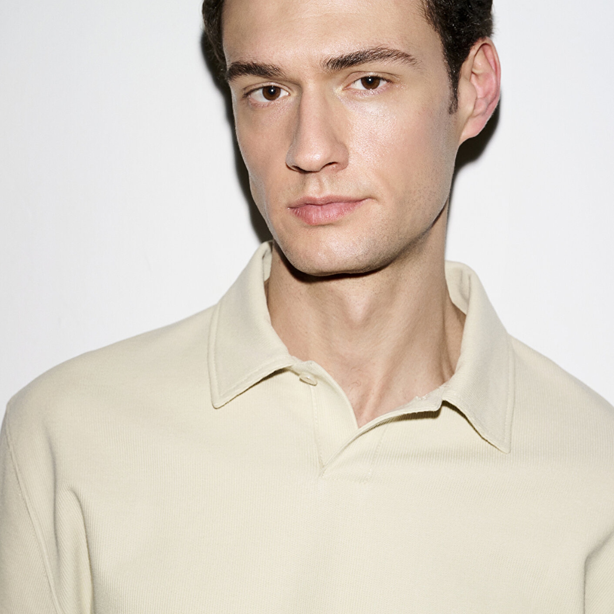 Mavi Polo Yaka Bej Sweatshirt 0S10576-70325