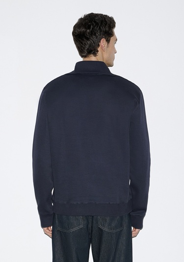 Mavi Yarı Fermuarlı Lacivert Sweatshirt 0S10539-83699