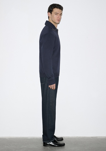  Mavi Yarı Fermuarlı Lacivert Sweatshirt 0S10539-83699