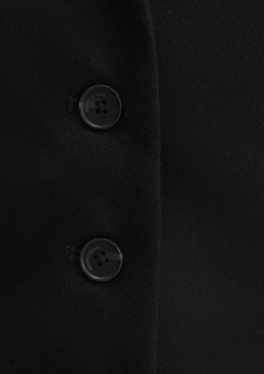  Mavi Yün Karışımlı Siyah Bluz 1211416-900