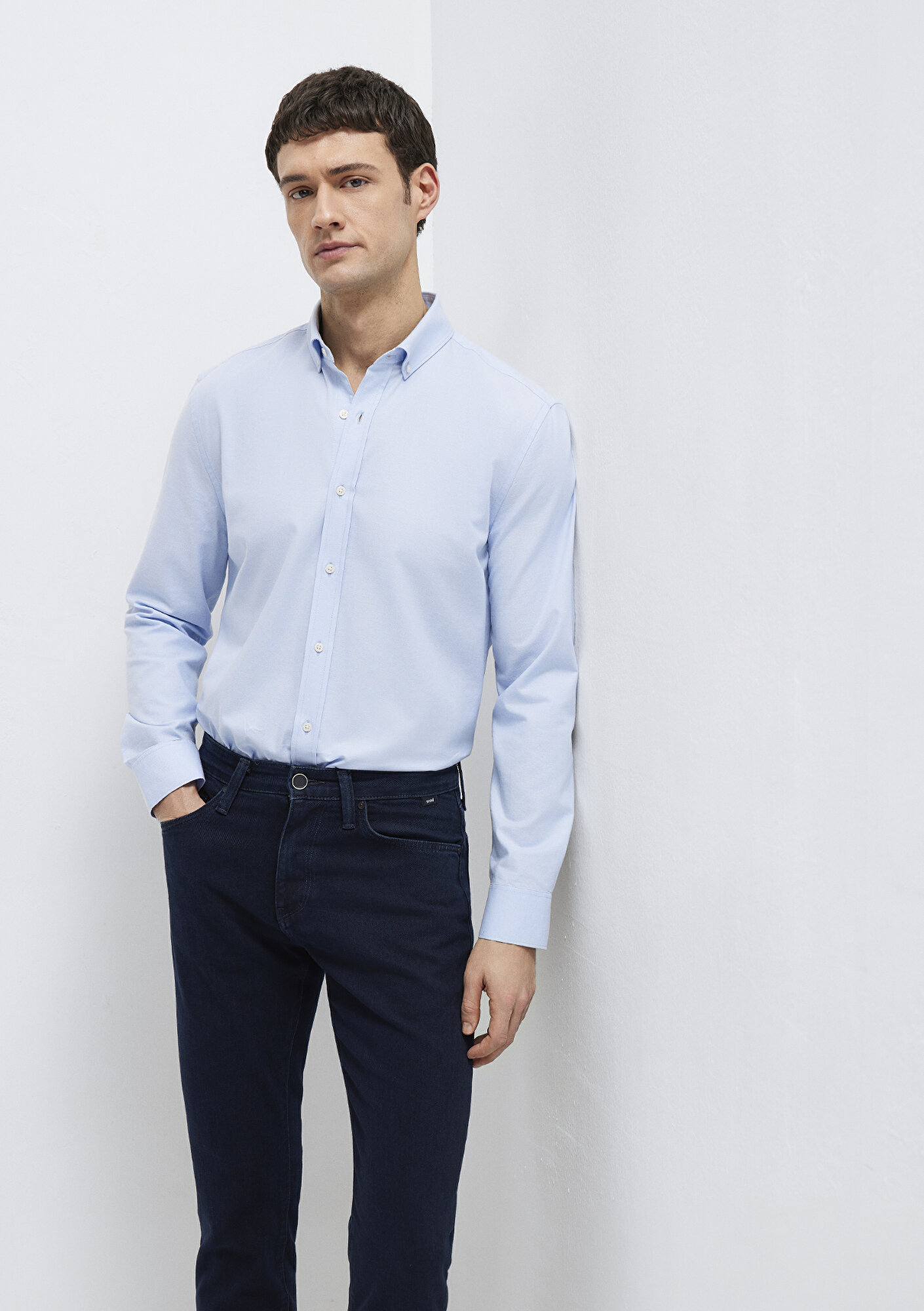  Mavi Mavi Gömlek Regular Fit / Normal Kesim 0211670-90160