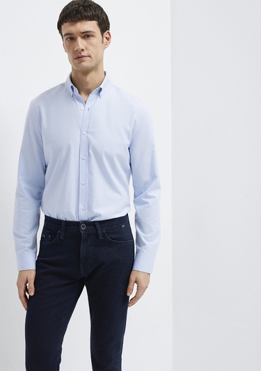  Mavi Mavi Gömlek Regular Fit / Normal Kesim 0211670-90160