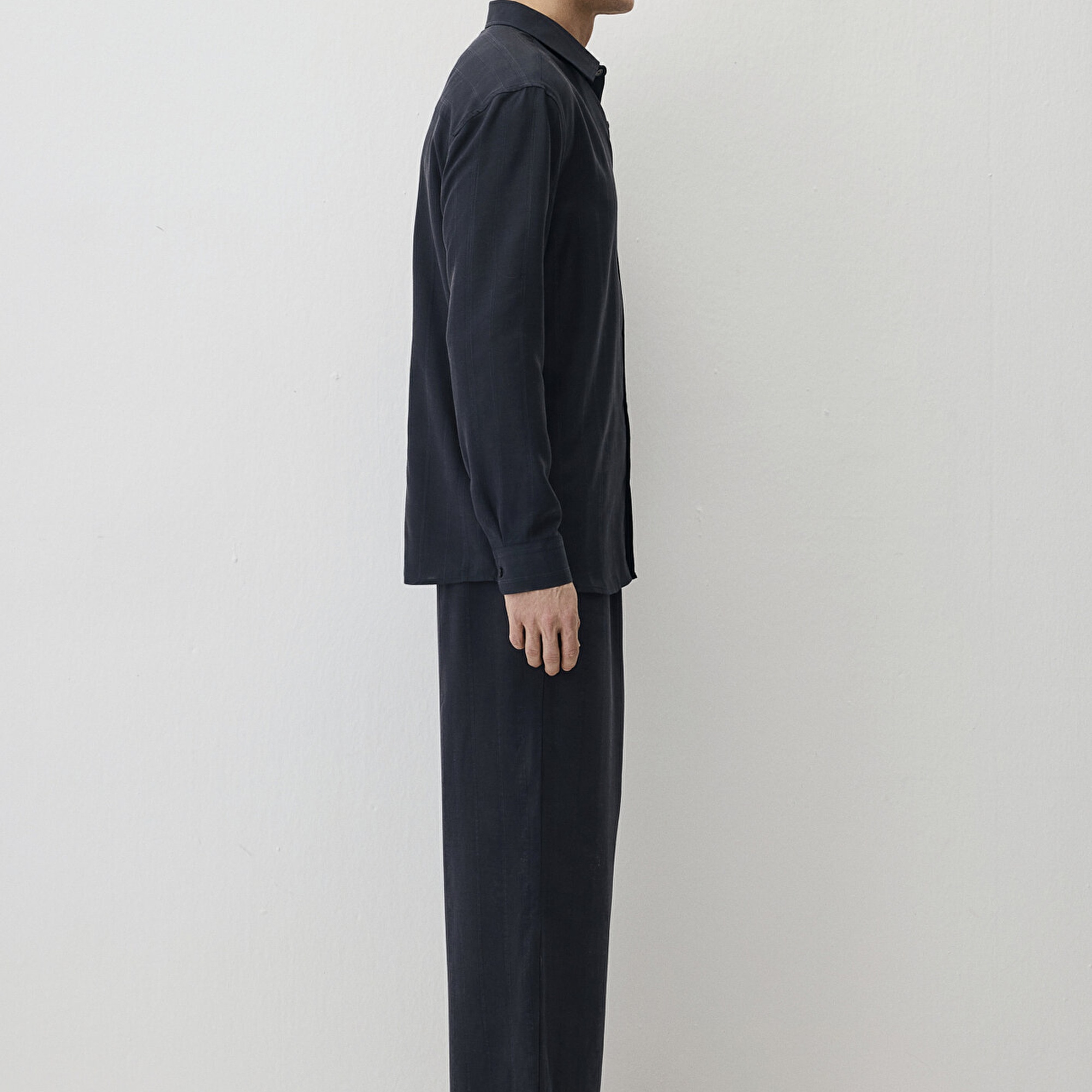 Mavi Lacivert (TENCEL™) Gömlek Regular Fit / Normal Kesim 0211622-83884