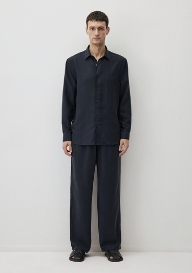  Mavi Lacivert (TENCEL™) Gömlek Regular Fit / Normal Kesim 0211622-83884