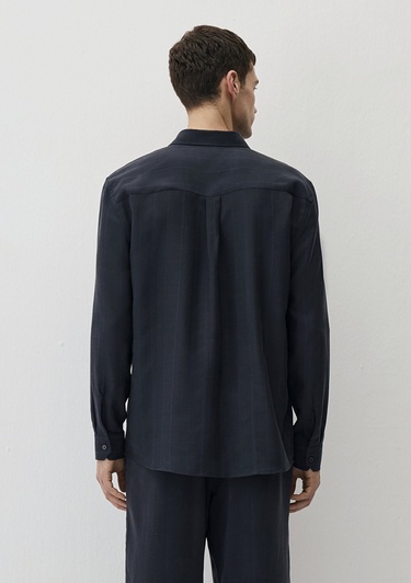  Mavi Lacivert (TENCEL™) Gömlek Regular Fit / Normal Kesim 0211622-83884