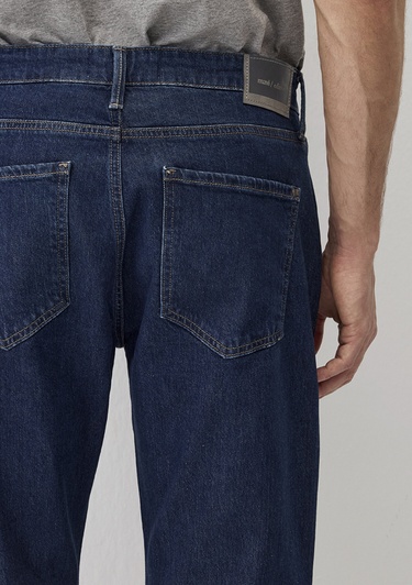  Mavi Lisbon Edition Puslu Koyu Mavi Jean Pantolon 0010039-90584