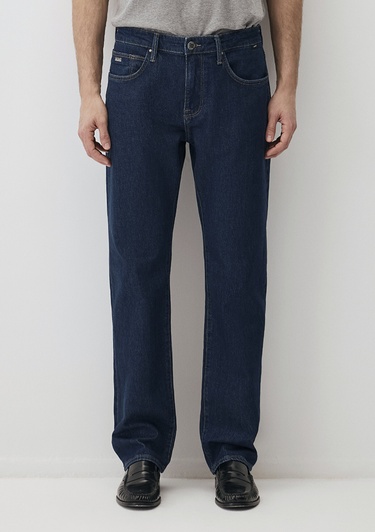  Mavi Lisbon Edition Puslu Koyu Mavi Jean Pantolon 0010039-90584