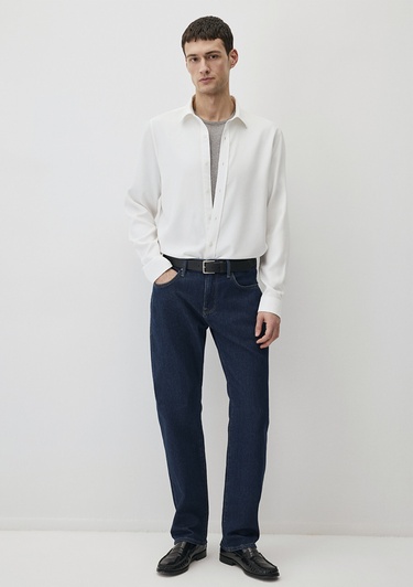  Mavi Lisbon Edition Puslu Koyu Mavi Jean Pantolon 0010039-90584