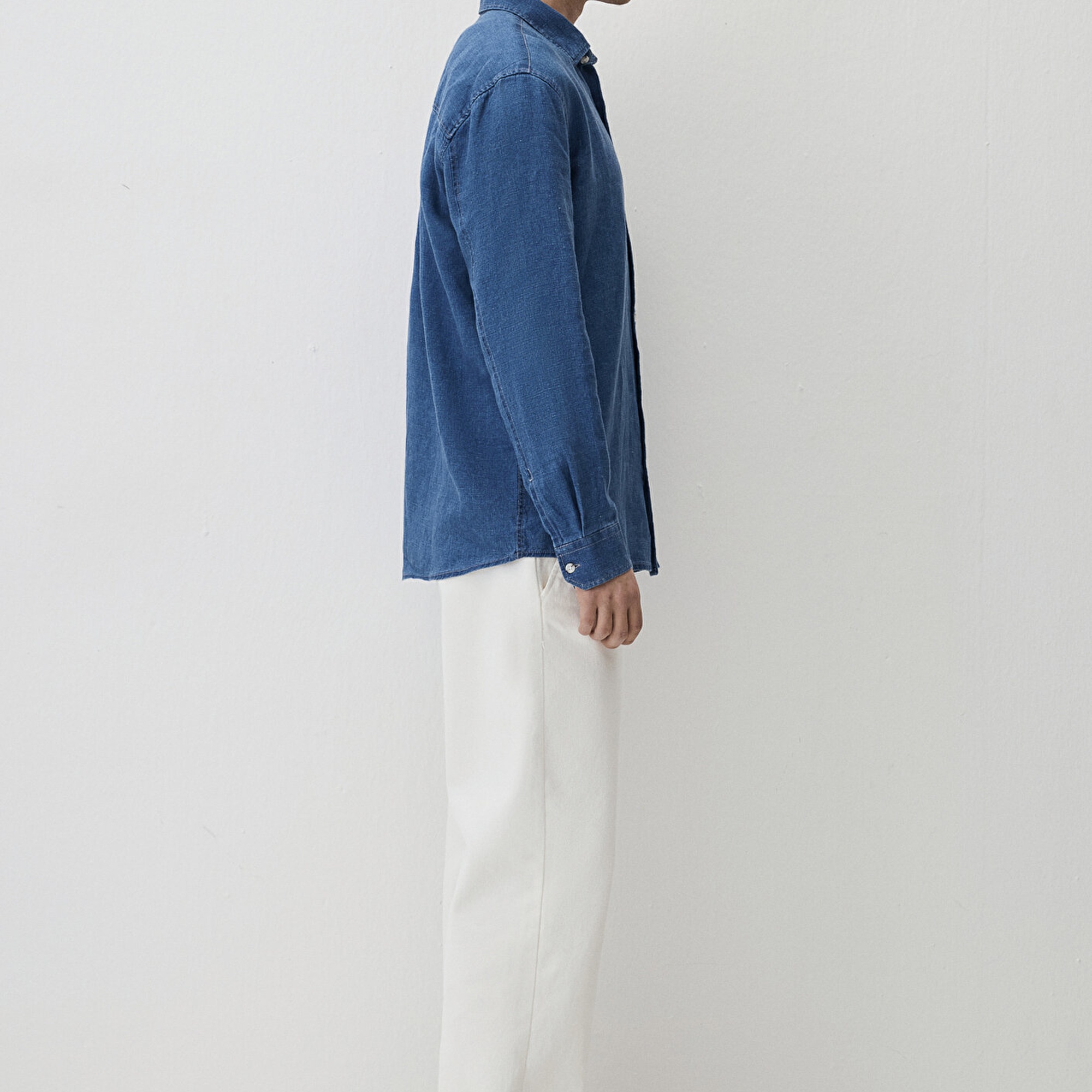 Mavi Mavi Keten Gömlek Regular Fit / Normal Kesim 0211564-18790