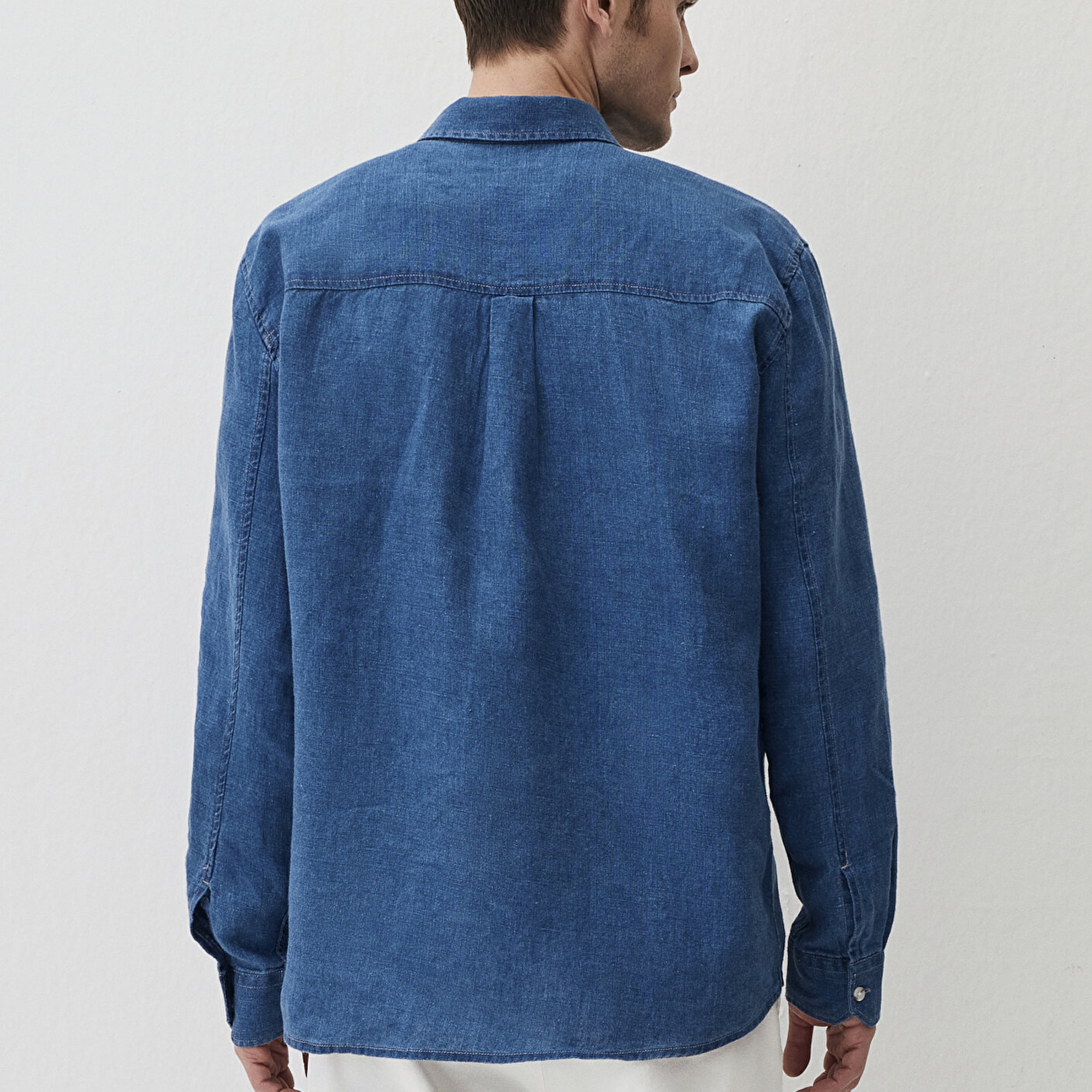 Mavi Mavi Keten Gömlek Regular Fit / Normal Kesim 0211564-18790