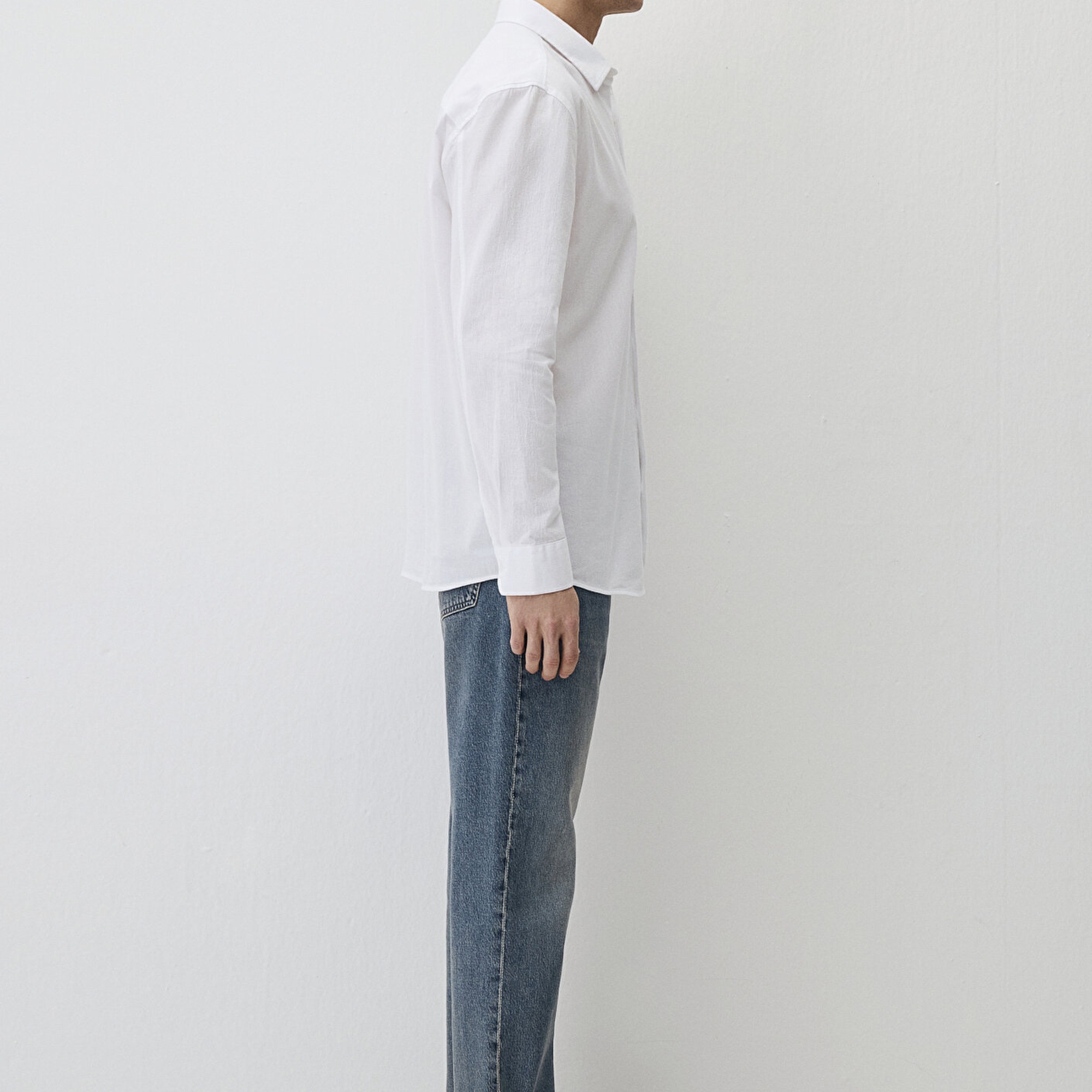 Mavi Beyaz Gömlek Regular Fit / Normal Kesim 0211554-620