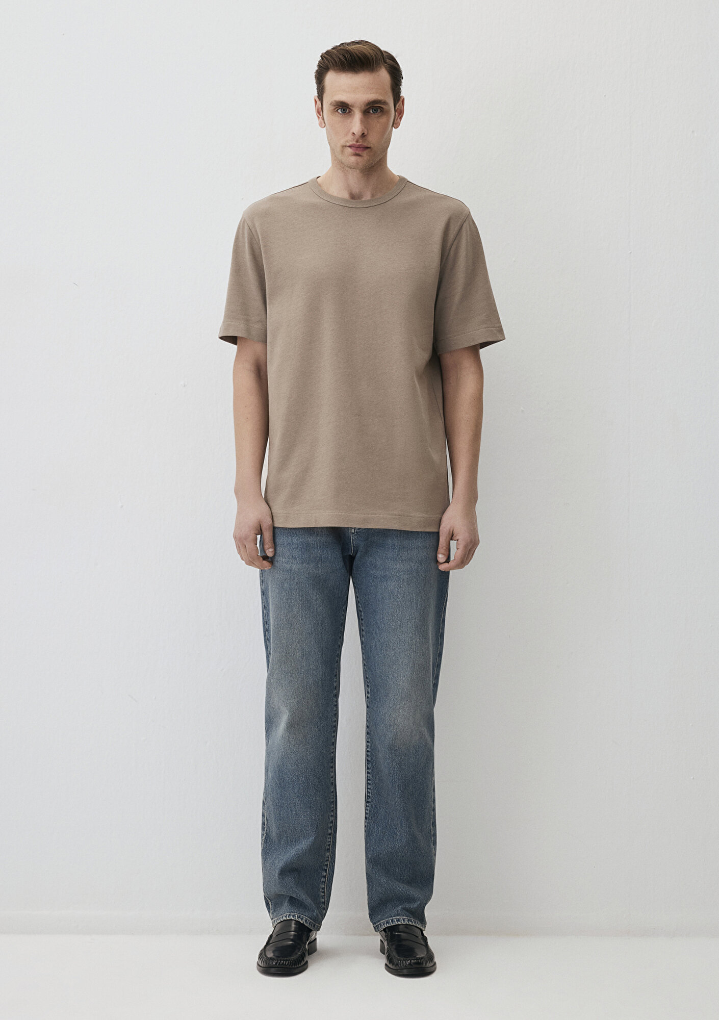 Mavi Bej Basic Tişört Regular Fit / Normal Kesim 0611903-70321