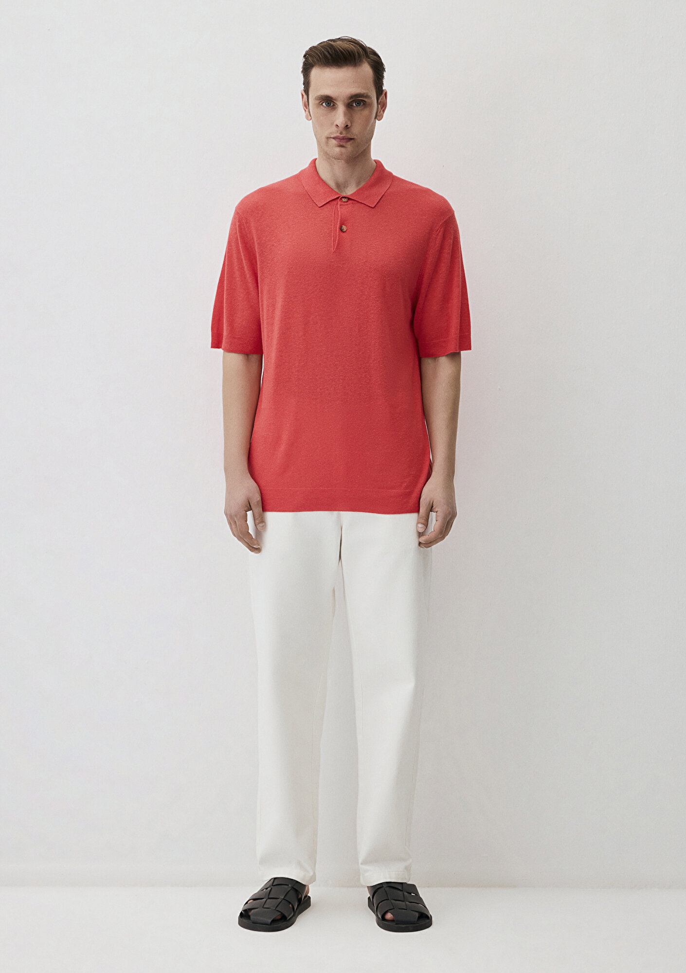 Mavi Pembe Kısa Kollu Triko Polo 0710304-70967