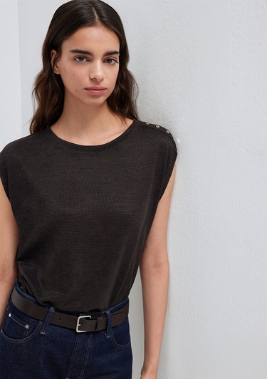  Mavi Antrasit Tişört Regular Fit / Normal Kesim 1613951-70087