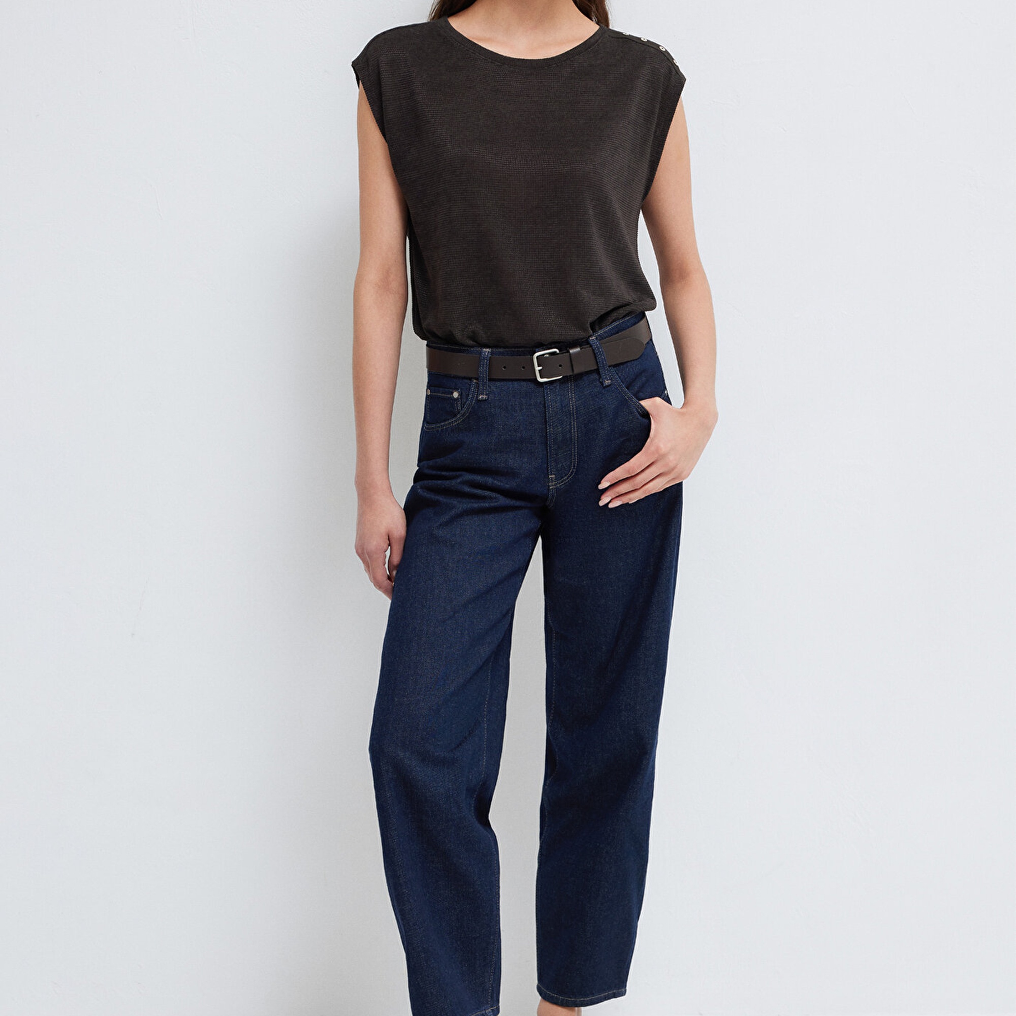 Mavi Antrasit Tişört Regular Fit / Normal Kesim 1613951-70087