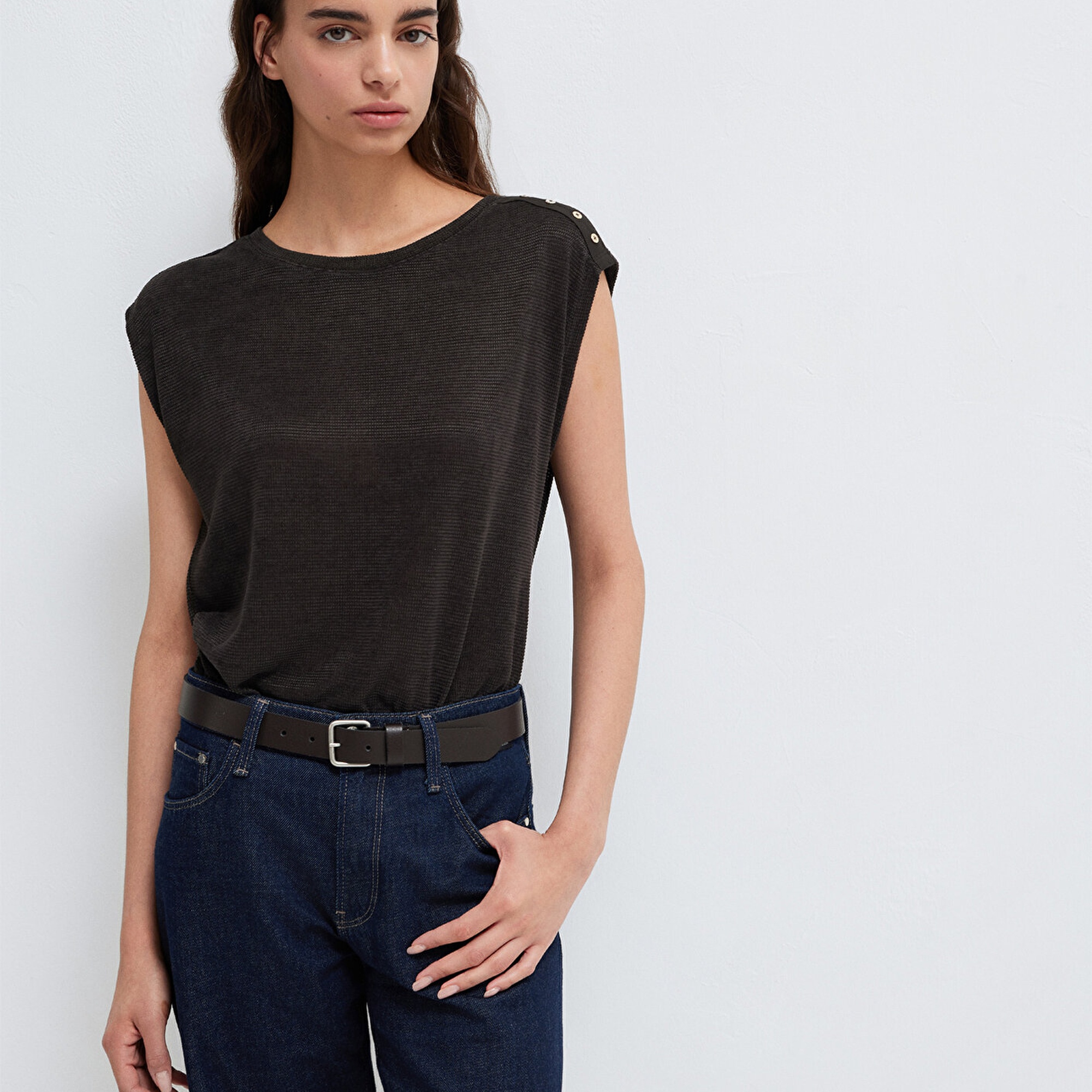 Mavi Antrasit Tişört Regular Fit / Normal Kesim 1613951-70087