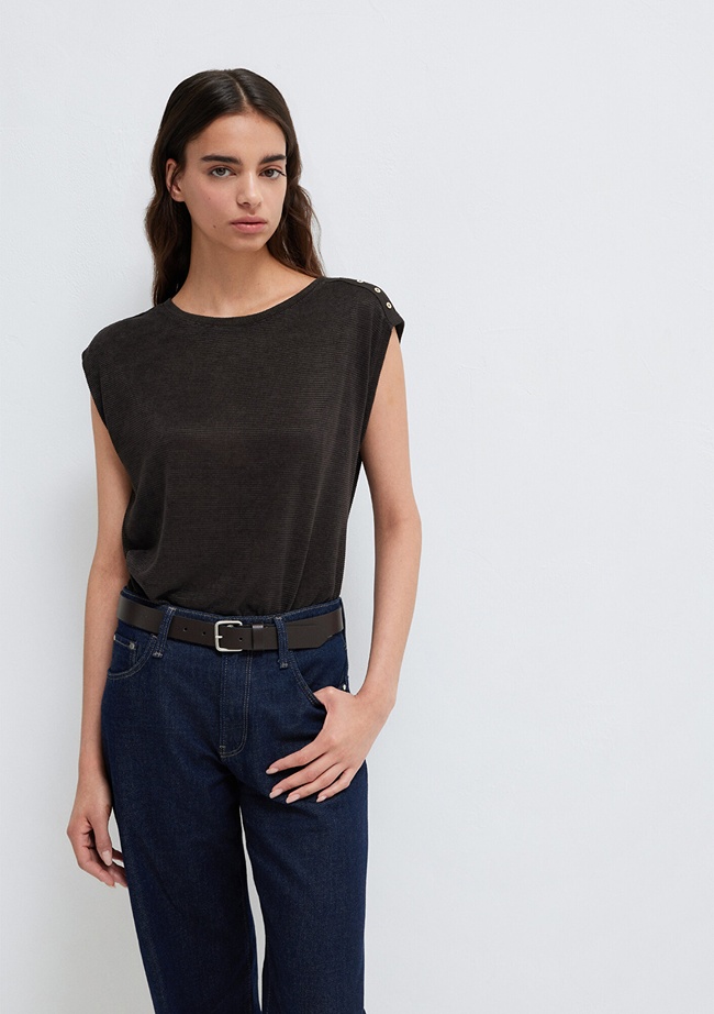  Mavi Antrasit Tişört Regular Fit / Normal Kesim 1613951-70087