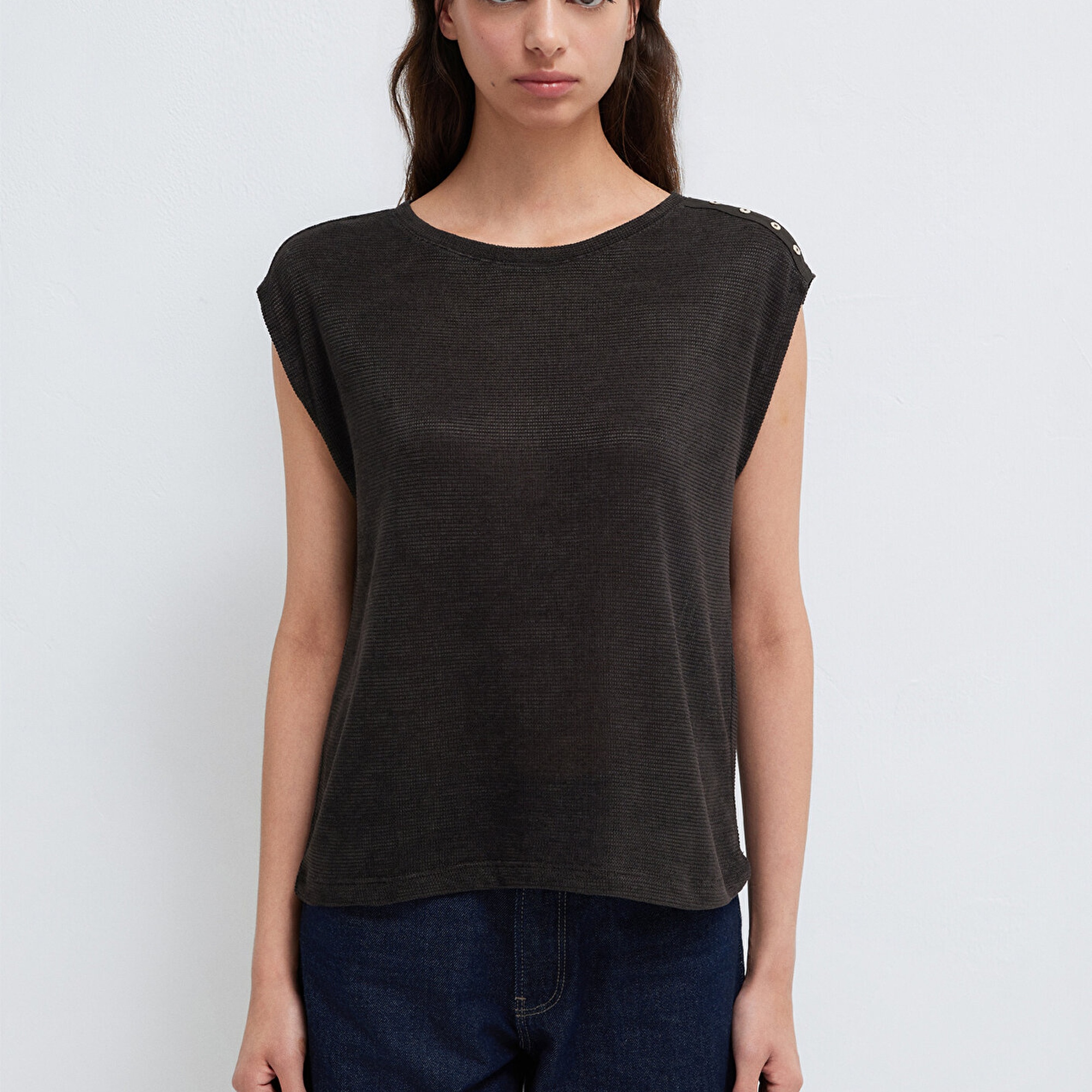 Mavi Antrasit Tişört Regular Fit / Normal Kesim 1613951-70087