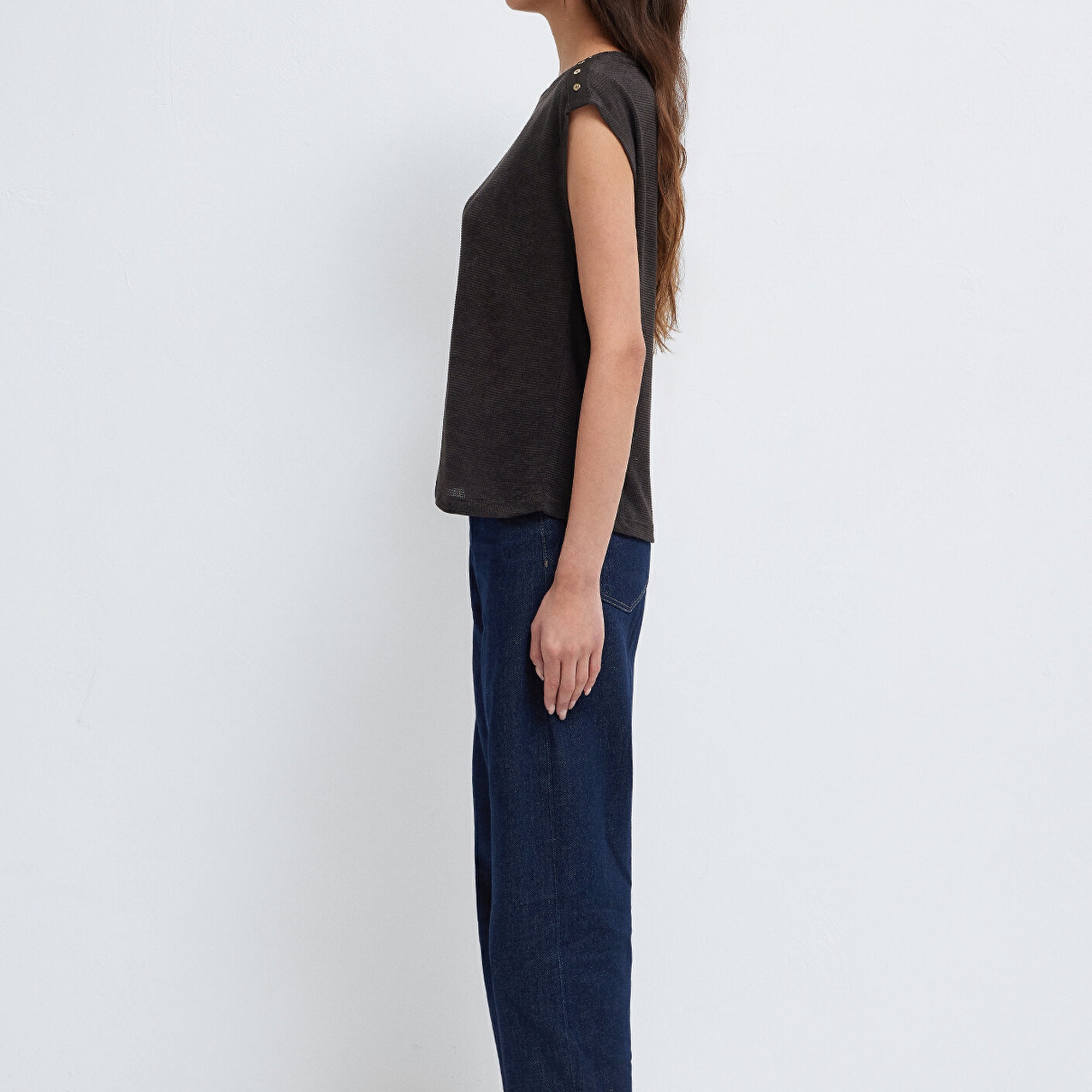 Mavi Antrasit Tişört Regular Fit / Normal Kesim 1613951-70087