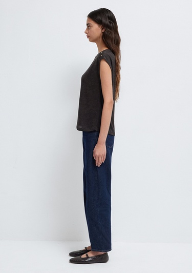  Mavi Antrasit Tişört Regular Fit / Normal Kesim 1613951-70087