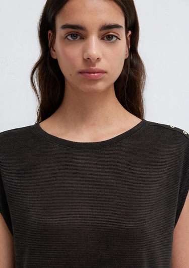  Mavi Antrasit Tişört Regular Fit / Normal Kesim 1613951-70087