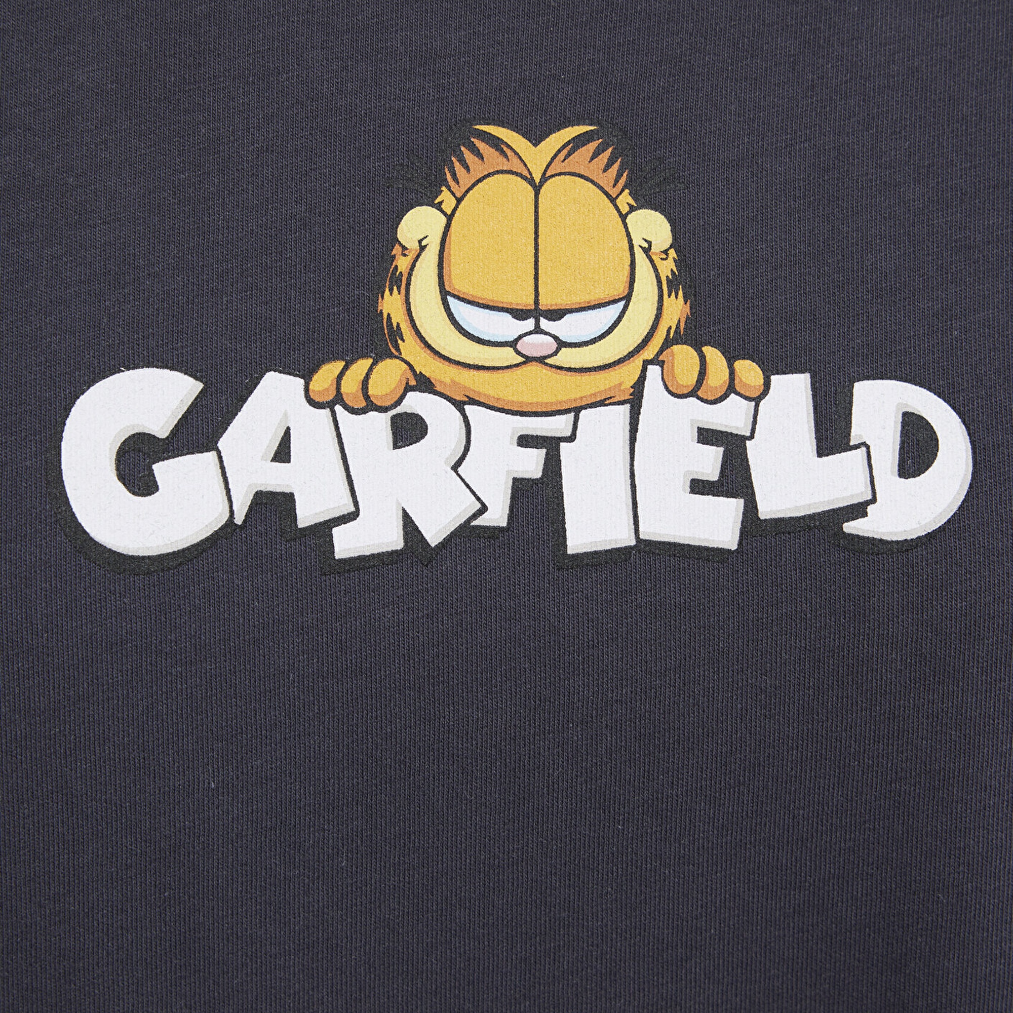 Mavi Garfield Baskılı Antrasit Tişört Loose Fit / Bol Rahat Kesim 1614051-70087