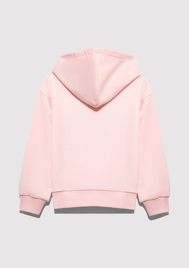  Mavi Mavi Logo Baskılı Pembe Sweatshirt 7S10147-71007