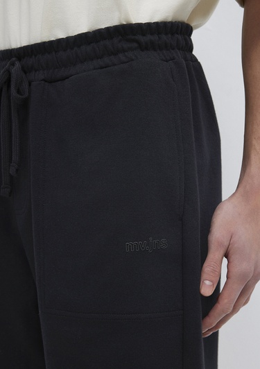  Mavi MVJNS Baskılı Siyah Şort 0010586-900