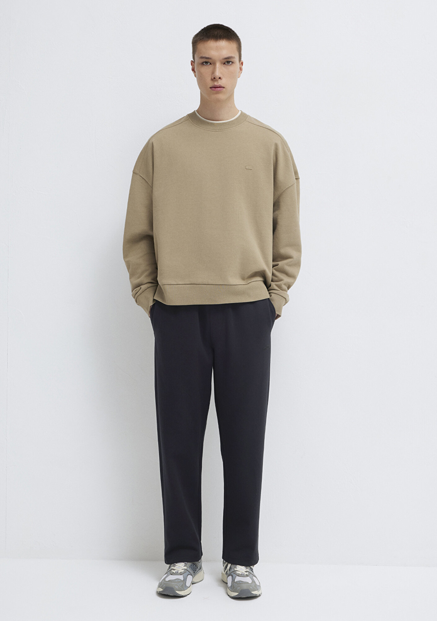  Mavi İnterlok Siyah Eşofman Altı 0010585-900