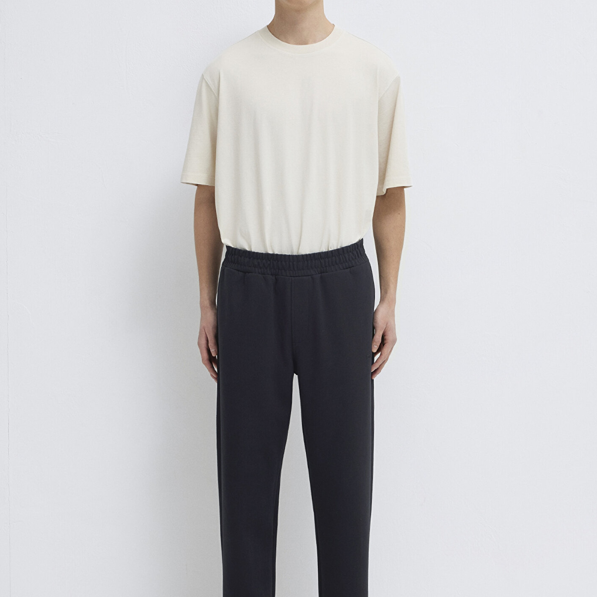 Mavi İnterlok Siyah Eşofman Altı 0010585-900