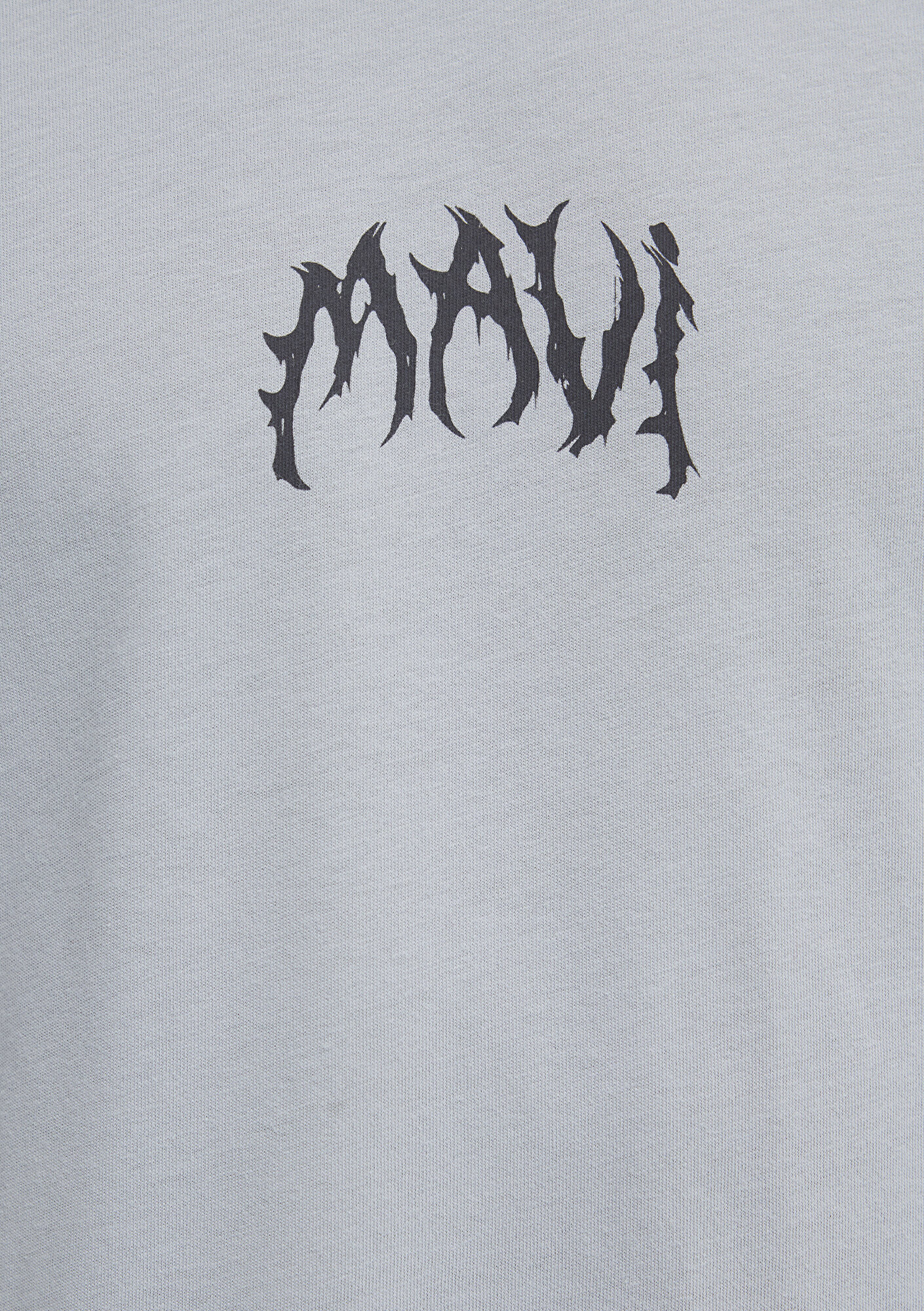 Mavi Mavi Sırt Baskılı Gri Tişört Oversize / Geniş Kesim 0613210-70093