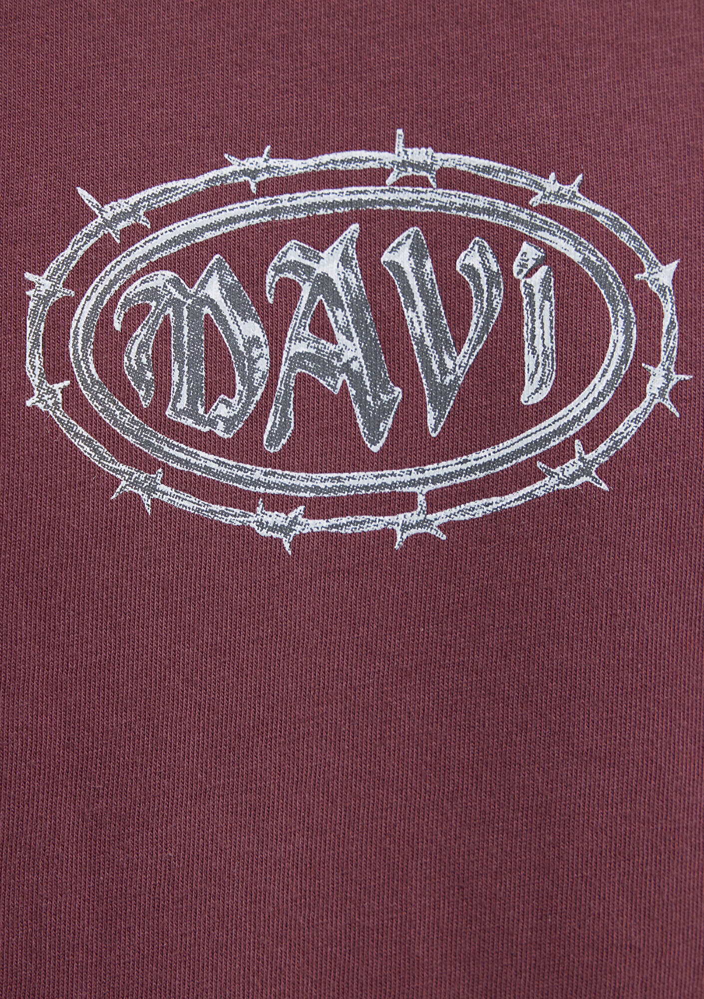 Mavi Mavi Baskılı Bordo Tişört Oversize / Geniş Kesim 0613211-70396