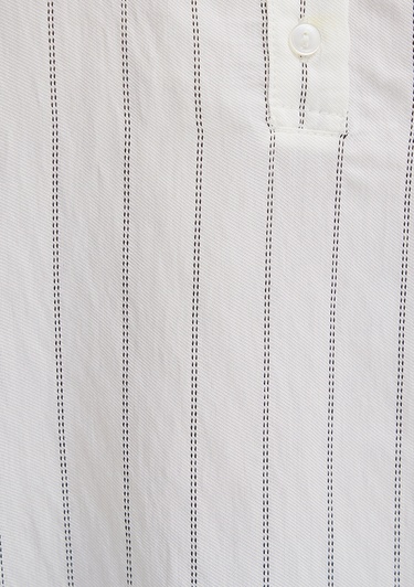  Mavi Çizgili Bluz 1211427-83485