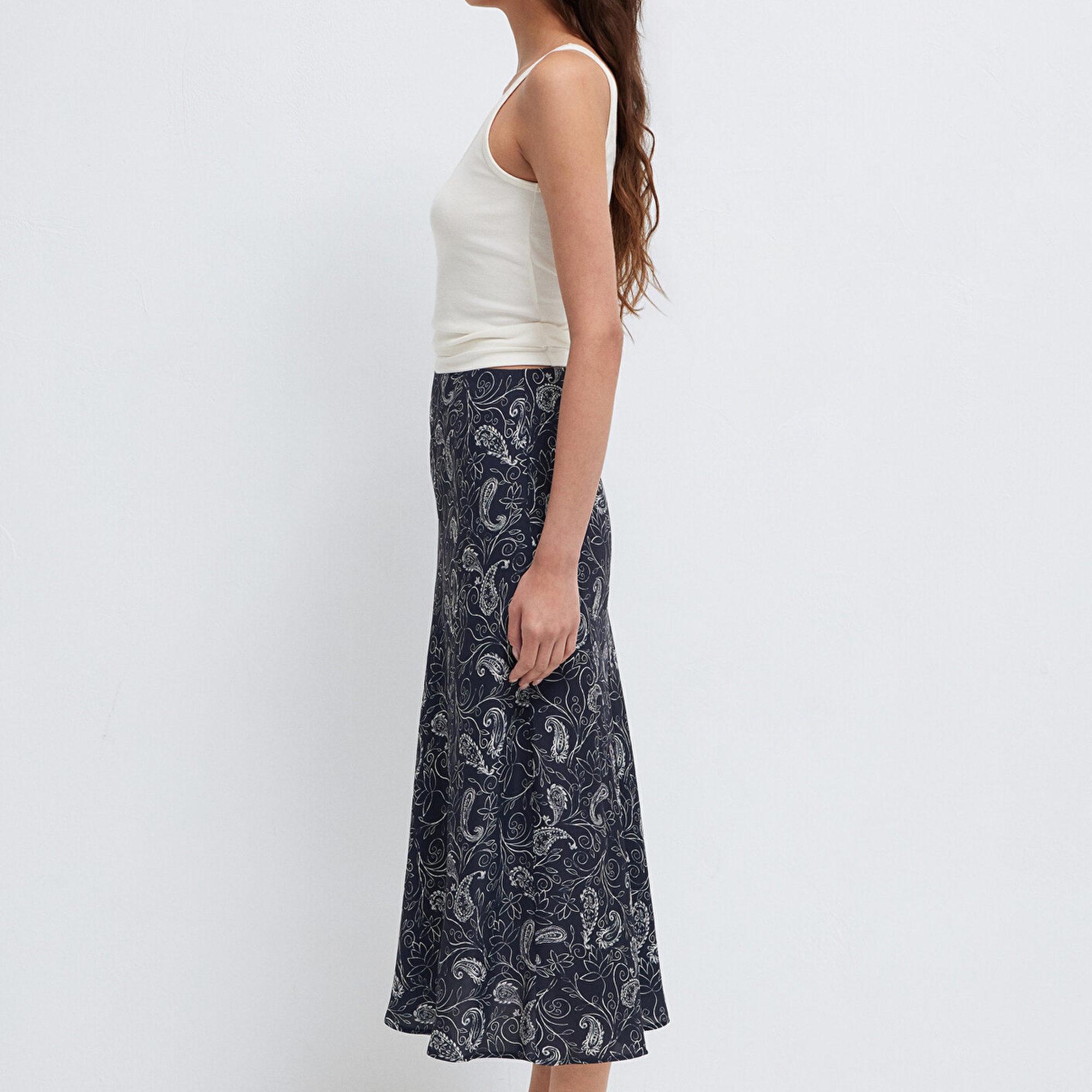 Mavi Beyaz Etek 1310583-91475