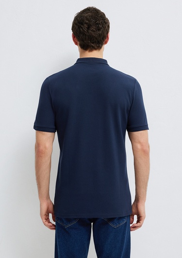  Mavi Lacivert Polo Tişört Slim Fit / Dar Kesim 064946-70490