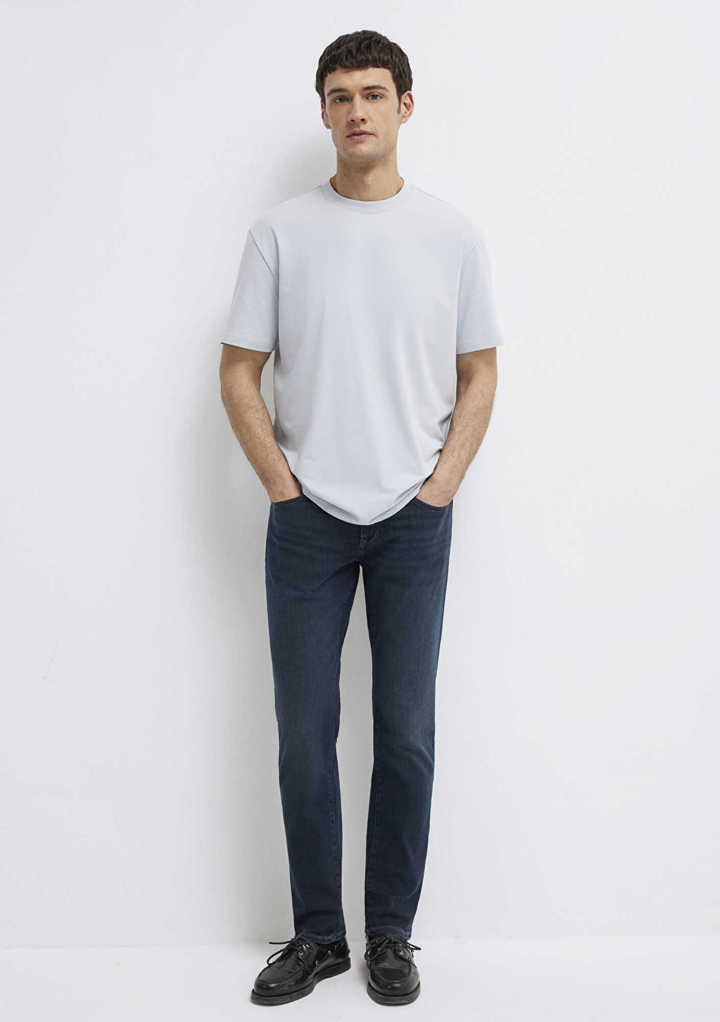 Mavi Mavi Basic Tişört Loose Fit / Bol Rahat Kesim 0613199-70802