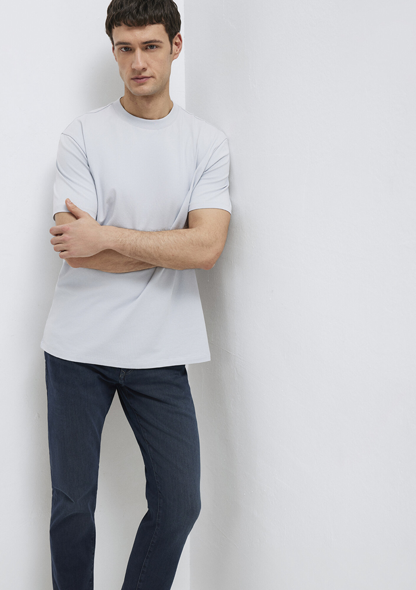  Mavi Mavi Basic Tişört Loose Fit / Bol Rahat Kesim 0613199-70802