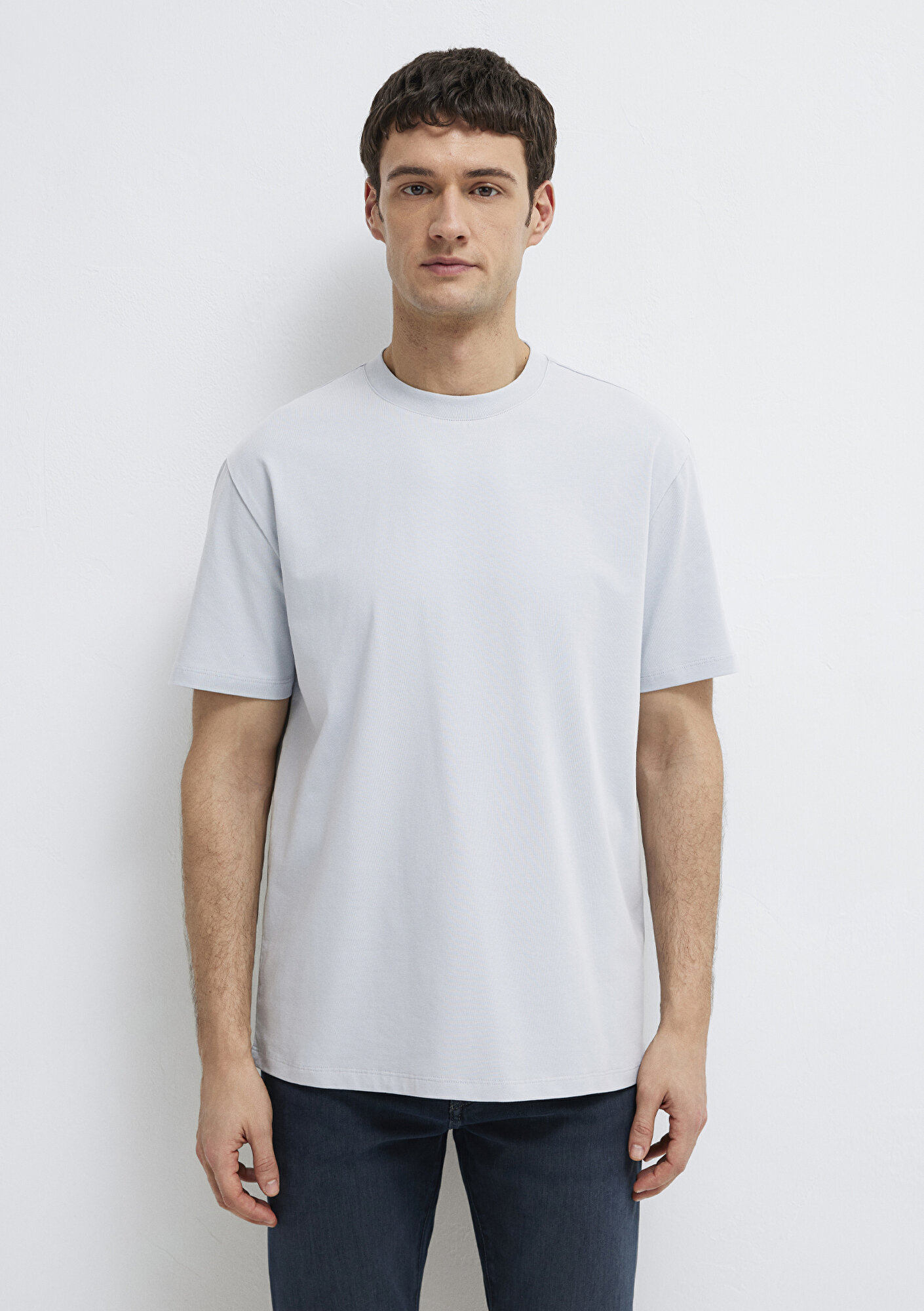 Mavi Mavi Basic Tişört Loose Fit / Bol Rahat Kesim 0613199-70802