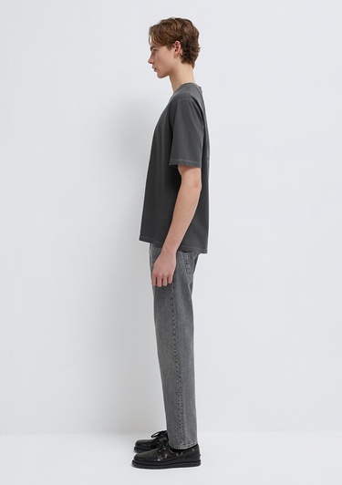  Mavi Batman Baskılı Siyah Tişört Relaxed Fit / Rahat Kesim 0613203-900