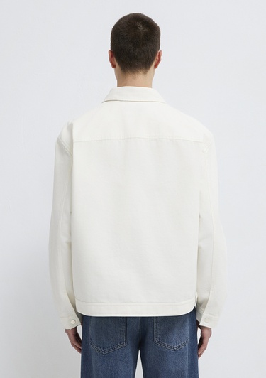  Mavi Ekru Gömlek Oversize / Geniş Kesim 0211861-70057