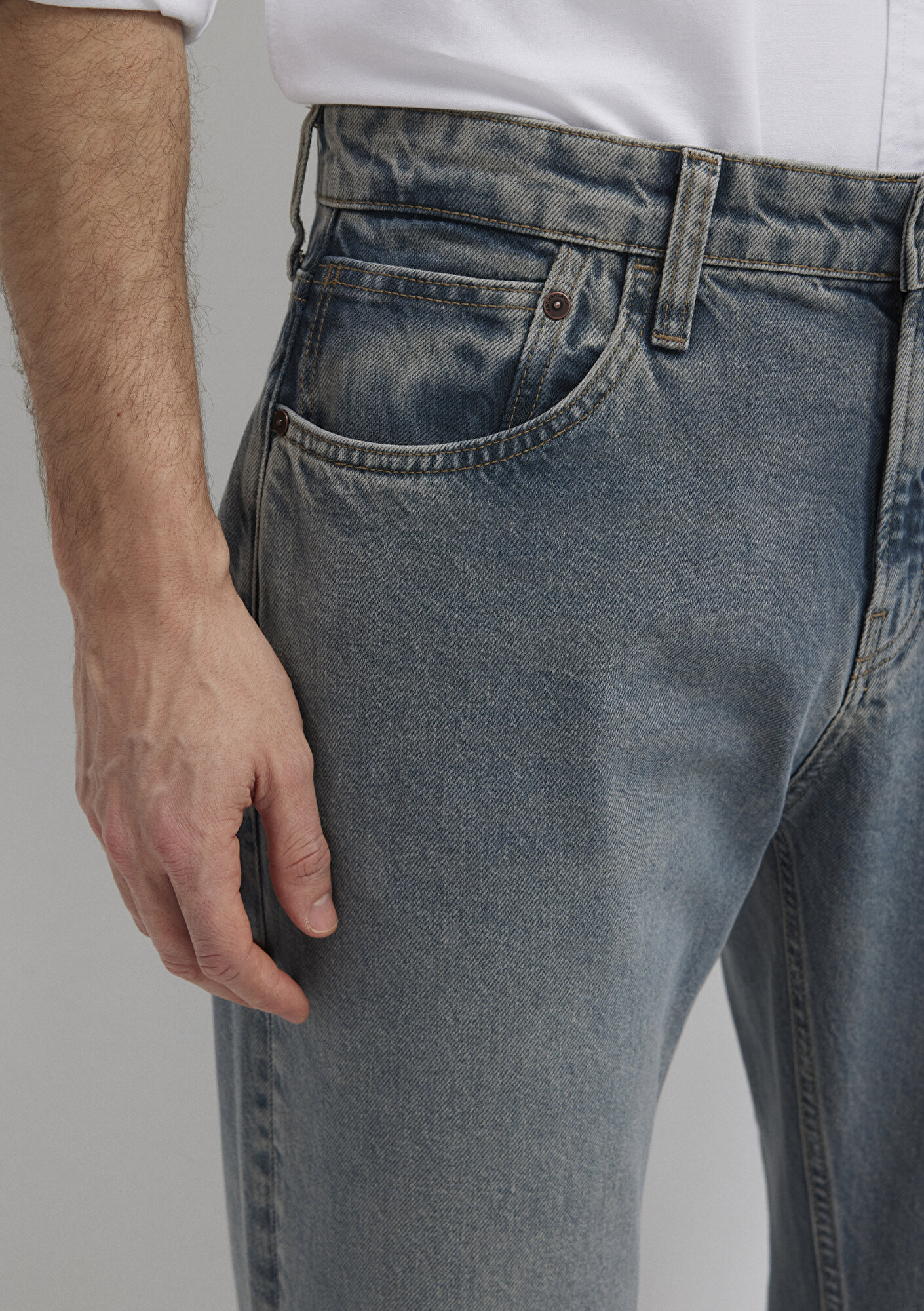  Mavi Lisbon Street Vintage Açık Mavi Jean Pantolon 0010039-A1704